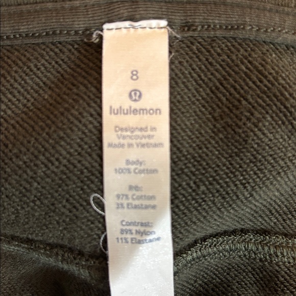 lululemon athletica Dark Green Hoodie Jacket - Picture 6 of 6